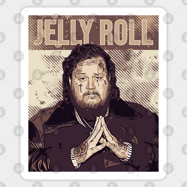 Jelly Roll Sticker by Degiab